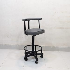 শিং টুল - চাকা সহ- অ্যাশ কালার
