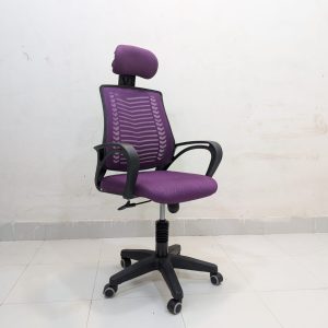 V Mesh Chair - বেগুনী কালার