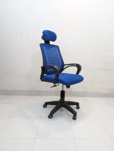 V Mesh Chair - গাড়ো নীল কালার