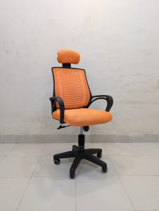 V Mesh Chair - কমলা কালার