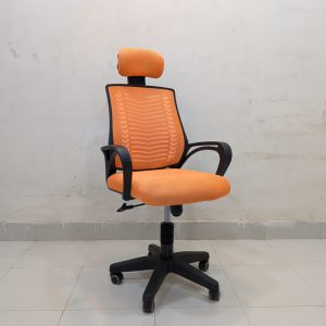 V Mesh Chair - কমলা কালার