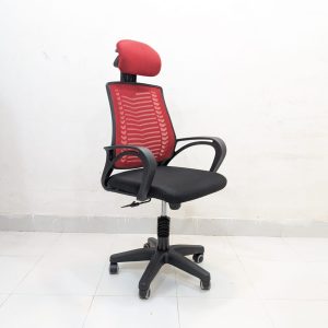 V Mesh Chair - লাল কালার
